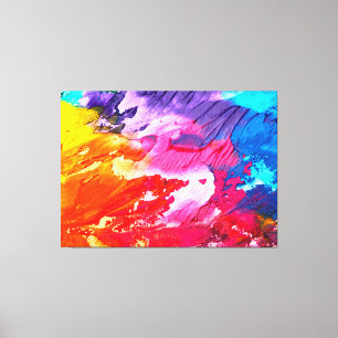 Abstrakte Farbe Leinwanddruck