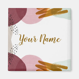 Abstrakte Farbe Magnet