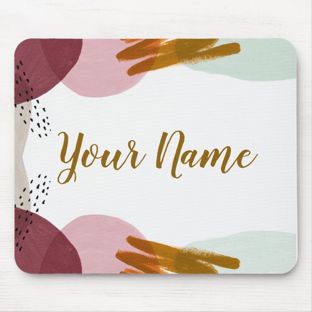Abstrakte Farbe Mousepad (Vorne)