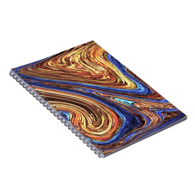 Abstrakte Farbe Notizblock (Rechte Seite)