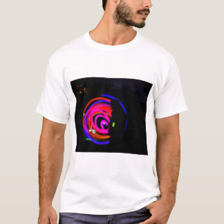 Abstrakte Farbe T-Shirt