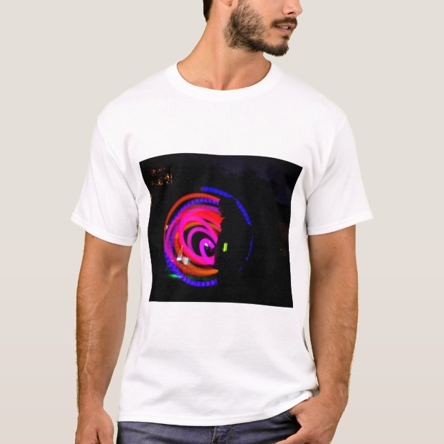 Abstrakte Farbe T-Shirt (Vorderseite)