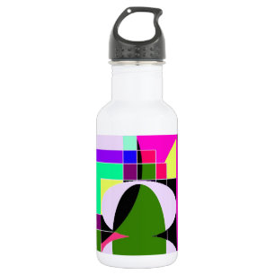 Abstrakte Farbe Trinkflasche