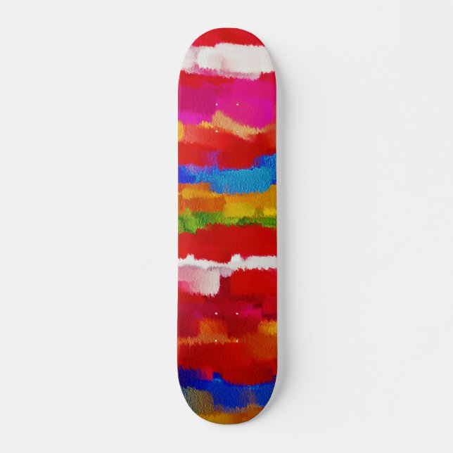 Abstrakte Farben #11 Skateboard (Vorne)