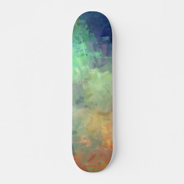 Abstrakte Farben #18 Skateboard (Vorne)