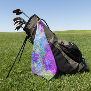 Abstrakte Farben 2 Golfhandtuch