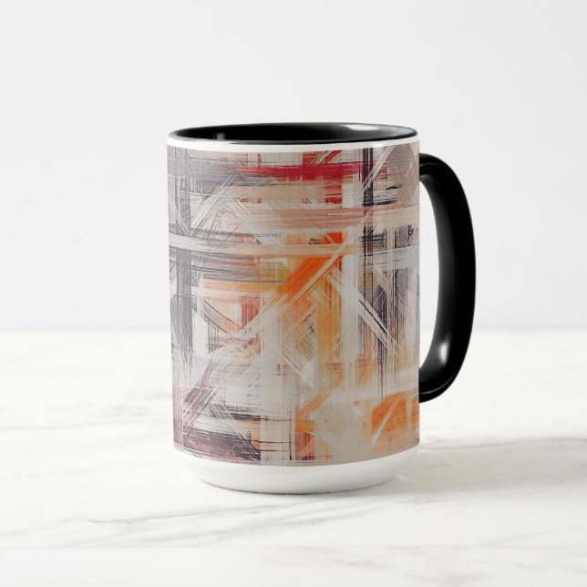 Abstrakte Farben #80 Tasse (VorderseiteRechts)
