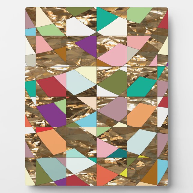 Abstrakte Farben Fotoplatte (Vorderseite)