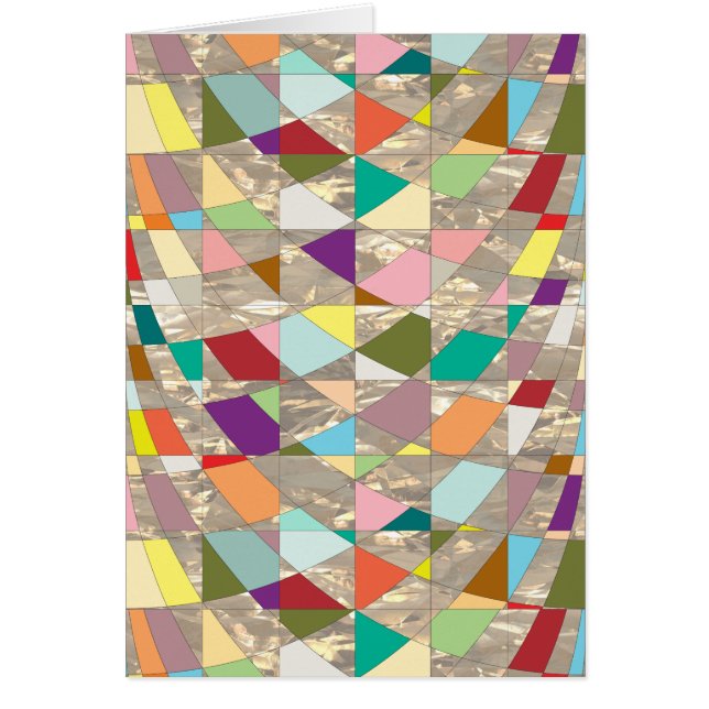 Abstrakte Farben Gold (Vorne)