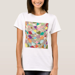 Abstrakte Farben Gold T-Shirt