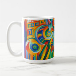 Abstrakte Farben Kaffeetasse