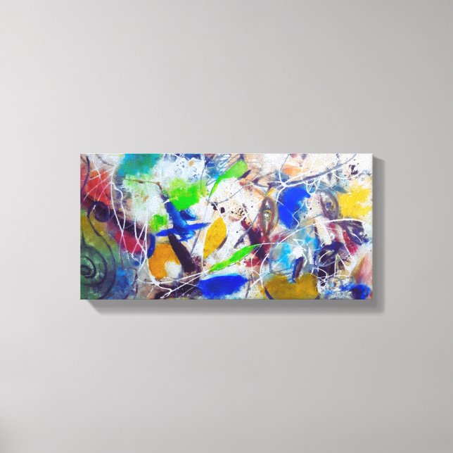 Abstrakte Farben Leinwand  (Vorderseite)