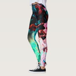 Abstrakte Farben, schön Leggings