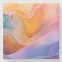 Abstrakte Farben Steinuntersetzer