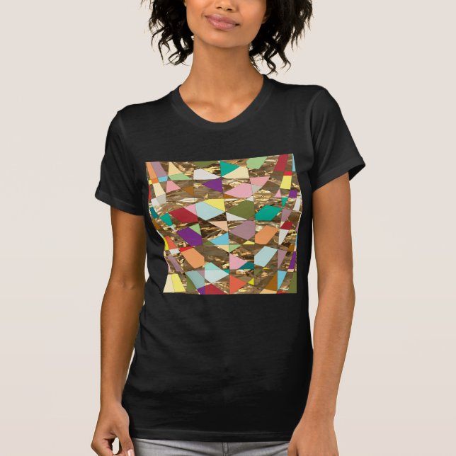 Abstrakte Farben T-Shirt (Vorderseite)