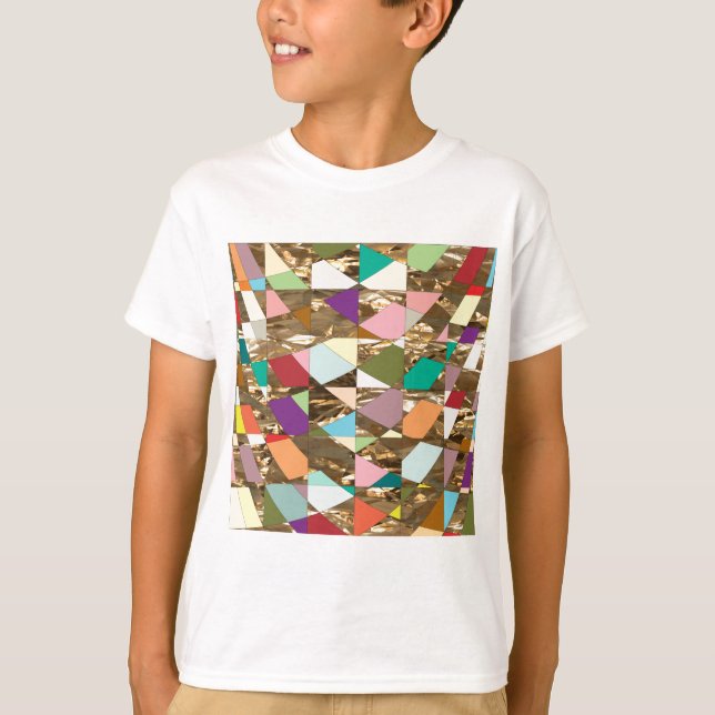 Abstrakte Farben T-Shirt (Vorderseite)