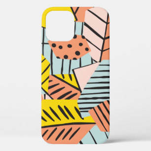 Abstrakte farbenfrohe Blätter, Naturmuster. Case-Mate iPhone Hülle