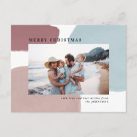 Abstrakte farbenfrohe Feiertage Foto Postkarte