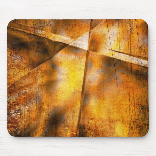 abstrakte farbenfrohe Kunst Hintergrund Mousepad (Vorne)
