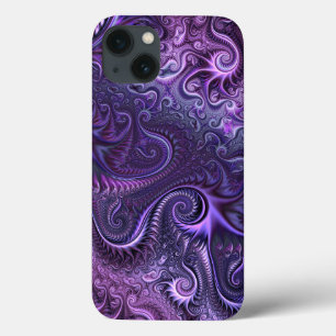Abstrakte Farbenfrohe Lilac & Violet Spirale Muste Case-Mate iPhone Hülle