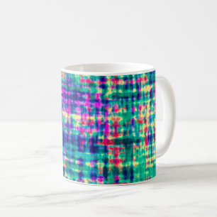 Abstrakte Farbenfrohe Moderne Gefärbte Krawatte Mu Kaffeetasse