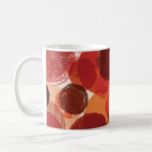 Abstrakte farbenfrohe Mustersammlung Kaffeetasse