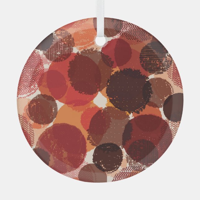 Abstrakte farbenfrohe Mustersammlung Ornament Aus Glas (Vorderseite)