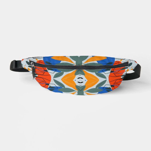 Abstrakte farbenfrohe Natur Bauchtasche (Vorderseite)