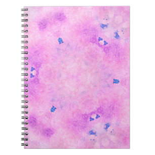 Abstrakte, farbenfrohe Wasserfarbe. Digitale Kunst Notizblock