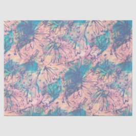 Abstrakte Farbenpracht Seidenpapier