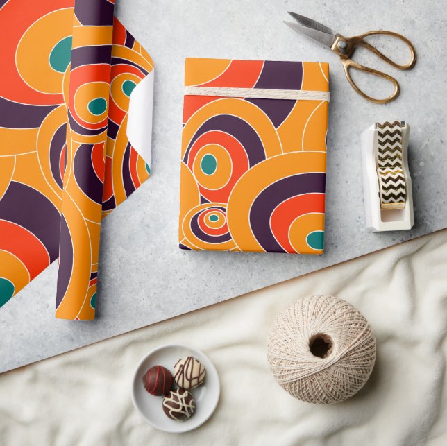 Abstrakte Farbenverpackungspapier - Modernes Gesch Geschenkpapier (Kunsthandwerk)