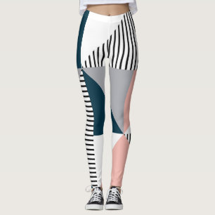 Abstrakte Farbgeometrie Leggings