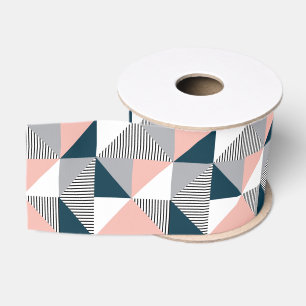 Abstrakte Farbgeometrie Ripsband