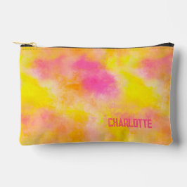 Abstrakte Farbglanz leuchtende Freude Personalisie Zubehörtasche