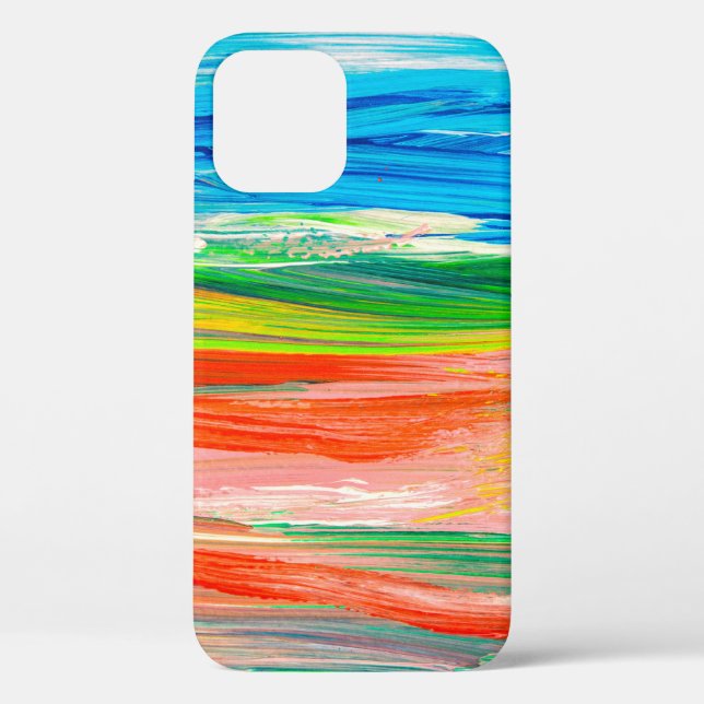 Abstrakte farbige Aquarellbilder Case-Mate iPhone Hülle (Rückseite)