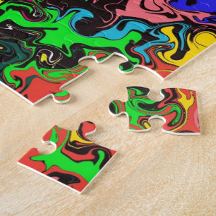 Abstrakte Farbige Drehung / Puzzle