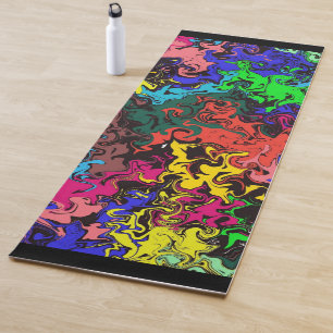 Abstrakte Farbige Drehung / Yogamatte