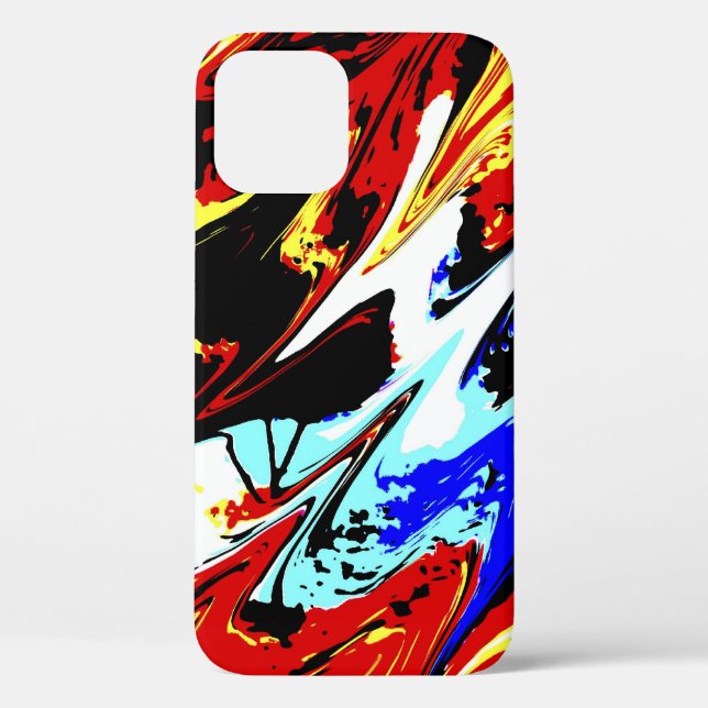 Abstrakte Farbigkeit,  Case-Mate iPhone Hülle (Rückseite)