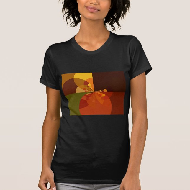 Abstrakte Farbkunst - Design T-Shirt (Vorderseite)