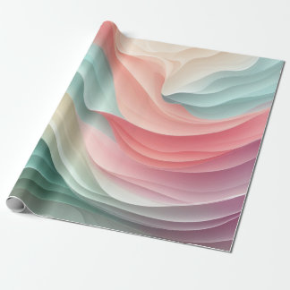 abstrakte Farblinie Geschenkpapier