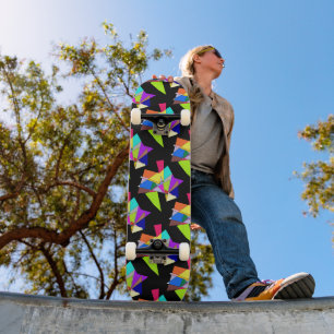 Abstrakte Farbmuster Skateboard