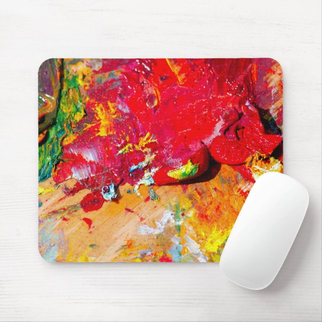 Abstrakte Farbpalette Mousepad (Mit Mouse)