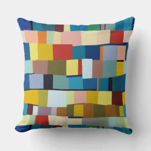 Abstrakte Farbpatchwork 271020 Kissen