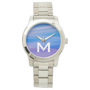 Abstrakte  Farbpfade Armbanduhr