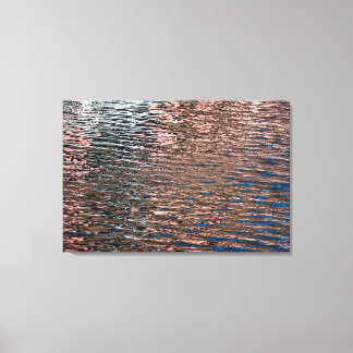 Abstrakte Farbposter Wasserreflexionen Leinwanddruck