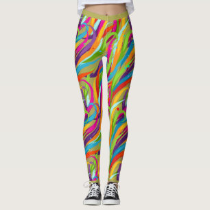Abstrakte Farbschwingungen, Leggings