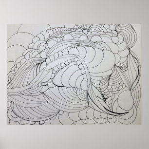 Abstrakte Farbseite Poster