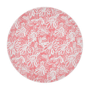 Abstrakte Farbskizze, monochrome Muster Schneidebrett