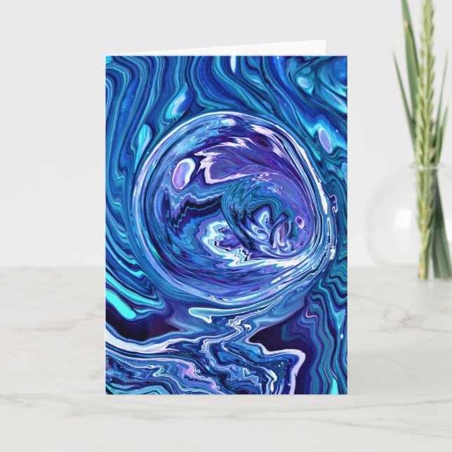 Abstrakte Farbstudie 102, Karte (Vorderseite)