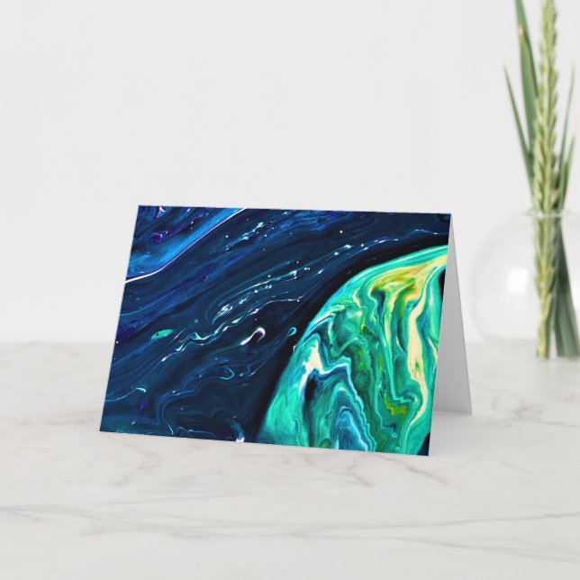 Abstrakte Farbstudie 105, Karte (Vorderseite)